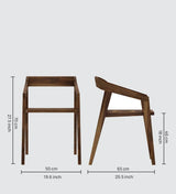 Emporio Solid Sheesham Wood Office/Study/Dining Chair - 3 Years Warranty