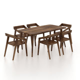 Emporio Solid Sheesham Wood 6 Seater Dining Table Set - 3 Years Warranty
