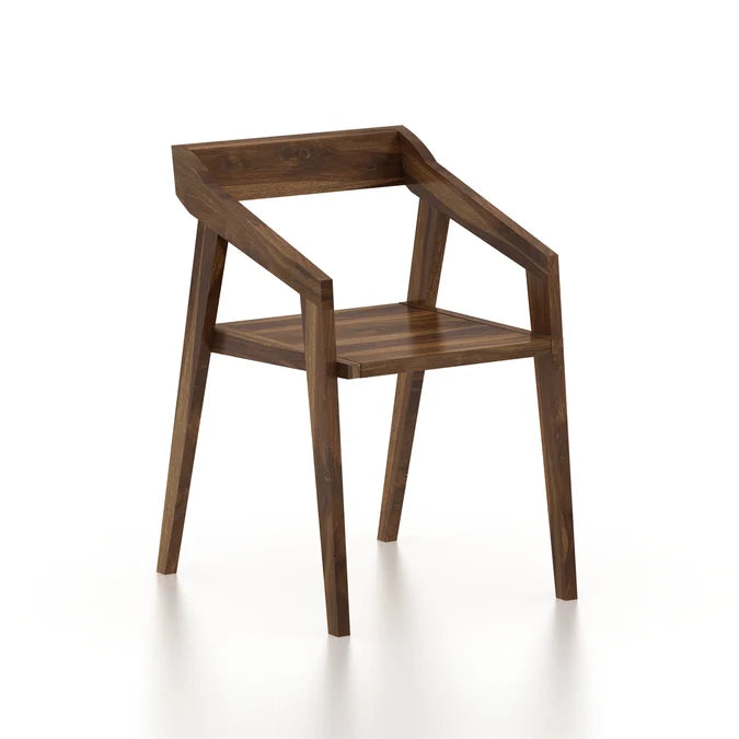 Emporio Solid Sheesham Wood Office/Study/Dining Chair - 3 Years Warranty