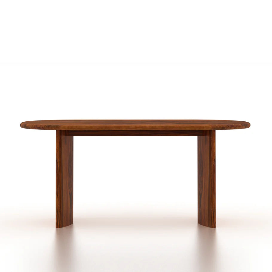 CHICAGO Solid Sheesham Wood 6 Seater Dining Table - 3 Years Warranty