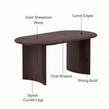 CHICAGO Solid Sheesham Wood 6 Seater Dining Table Set - 3 Years Warranty