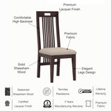 Vegator Solid Sheesham Wood 6 Seater Dining Table Set - 3 Years Warranty