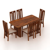 Vegator Solid Sheesham Wood 6 Seater Dining Table Set - 3 Years Warranty