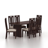 Vegator Solid Sheesham Wood 6 Seater Dining Table Set - 3 Years Warranty