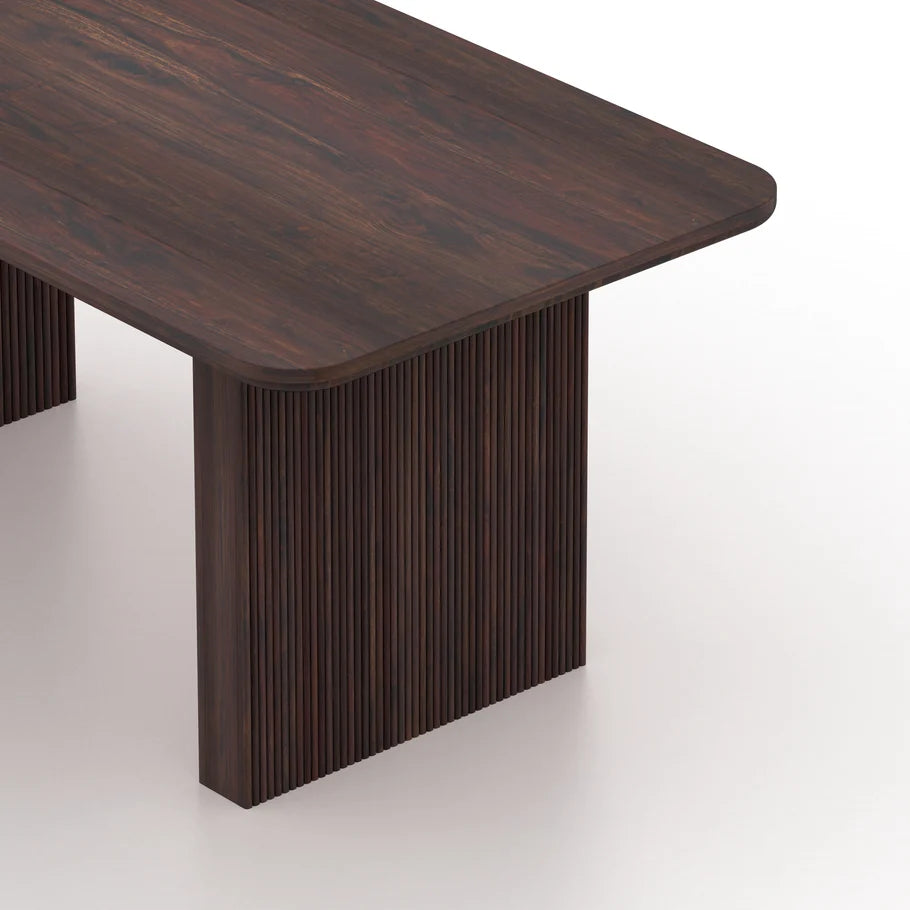 Vegator Solid Sheesham Wood 6 Seater Dining Table - 3 Years Warranty