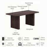 Vegator Solid Sheesham Wood 6 Seater Dining Table Set - 3 Years Warranty