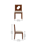 RAFEL Solid Sheesham Wood Office/Study/Dining Chair - 3 Years Warranty