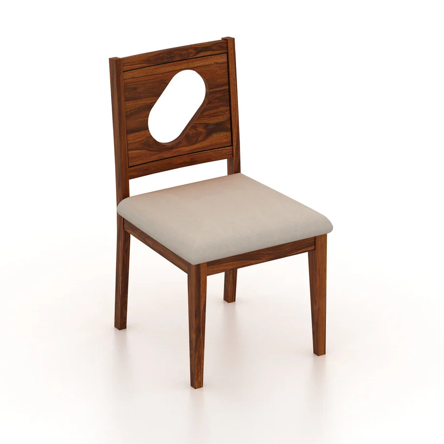 RAFEL Solid Sheesham Wood Office/Study/Dining Chair - 3 Years Warranty