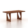 RAFEL Solid Sheesham Wood 6 Seater Dining Table - 3 Years Warranty