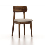 Lazio Solid Sheesham Wood Office/Study/Dining Chair - 3 Years Warranty