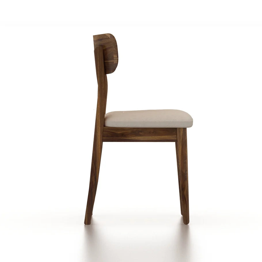 Lazio Solid Sheesham Wood Office/Study/Dining Chair - 3 Years Warranty