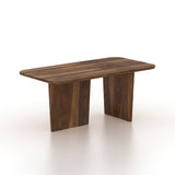 Lazio Solid Sheesham Wood 6 Seater Dining Table Set - 3 Years Warranty