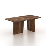 Lazio Solid Sheesham Wood 6 Seater Dining Table - 3 Years Warranty