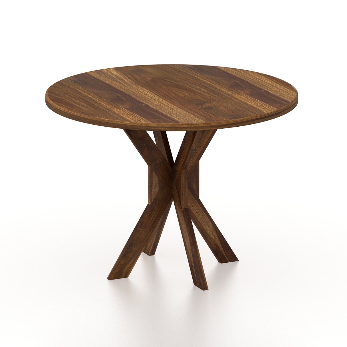 Cairo Oval Solid Sheesham Wood 4 Seater Dining Table Set - 3 Years Warranty