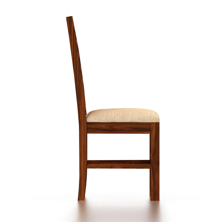 Maurus Oval Solid Sheesham Wood Office/Study/Dining Chair - 3 Years Warranty