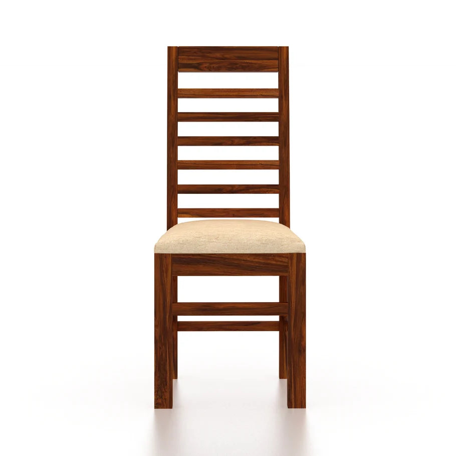 Maurus Oval Solid Sheesham Wood Office/Study/Dining Chair - 3 Years Warranty