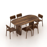 Hummer Solid Sheesham Wood 6 Seater Dining Set - 3 Years Warranty