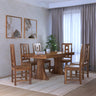 Merin Solid Sheesham Wood 6 Seater Dining Table Set - 3 Years Warranty