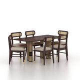Naptune Solid Sheesham Wood 6 Seater Dining Set - 3 Years Warranty
