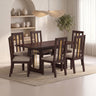 Edin Solid Sheesham Wood 6 Seater Dining Set - 3 Years Warranty