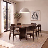 Lazio Solid Sheesham Wood 6 Seater Dining Table Set - 3 Years Warranty