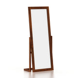 Euro Solid Sheesham Wood Standing Mirror - 3 Years Warranty
