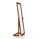 Euro Solid Sheesham Wood Standing Mirror - 3 Years Warranty