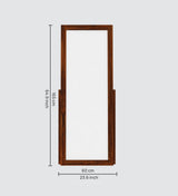 Euro Solid Sheesham Wood Standing Mirror - 3 Years Warranty