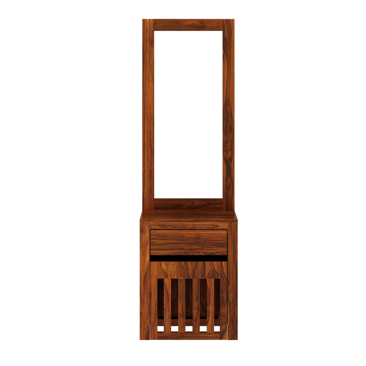 Victoria Solid Sheesham Wood Dressing Table With Stool and Mirror -  3 years Warranty