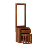 Victoria Solid Sheesham Wood Dressing Table With Stool and Mirror -  3 years Warranty