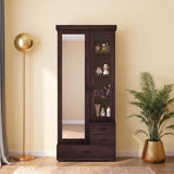 RAYON Solid Sheesham Wood Dressing Table With Cabinet - 3 Years Warranty