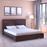 Live Solid Sheesham Wood Edge Bed - 3 Years Warranty