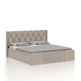 Archer Upholstered Bed With Box Storage - 12 Months Warranty(LUXE EDITION)