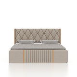 Archer Upholstered Bed With Box Storage - 12 Months Warranty(LUXE EDITION)