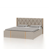 Archer Upholstered Bed With Box Storage - 12 Months Warranty(LUXE EDITION)