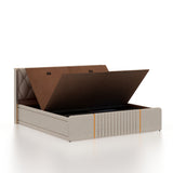 Archer Upholstered Bed With Box Storage - 12 Months Warranty(LUXE EDITION)