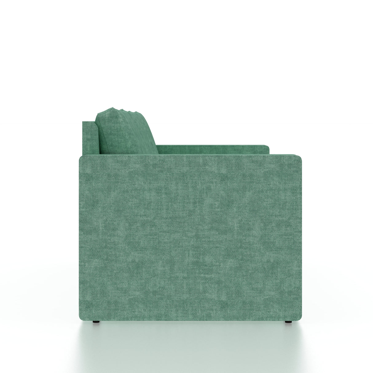 FABRIO Three Seater Upholstered Sofa Cum Bed Textured Suede - 12 Months Warranty -Suede Oasis