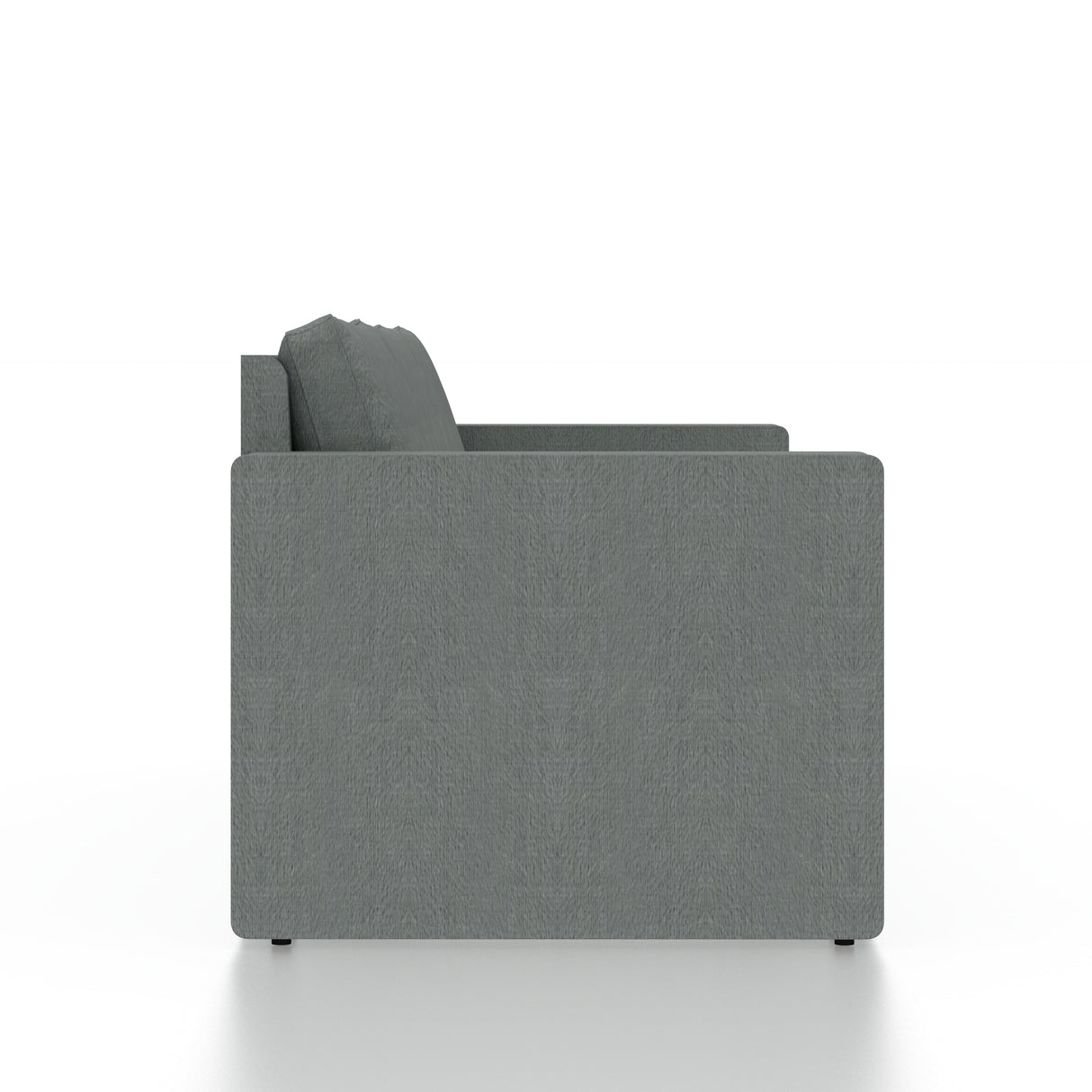 FABRIO Three Seater Upholstered Sofa Cum Bed Velvet - 12 Months Warranty - GREY