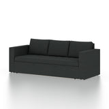 FABRIO Three Seater Upholstered Sofa Cum Bed Velvet - 12 Months Warranty - TAR