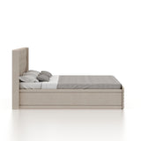Bettan Upholstered Bed With Box Storage - 12 Months Warranty(LUXE EDITION)
