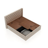Bettan Upholstered Bed With Box Storage - 12 Months Warranty(LUXE EDITION)