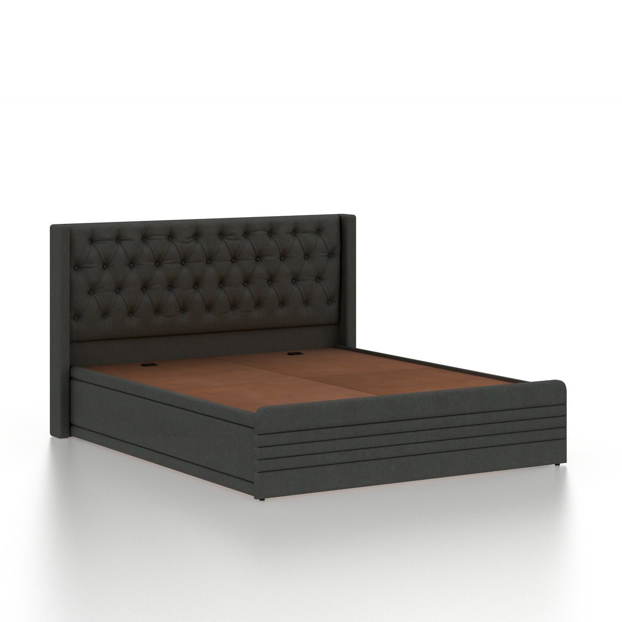 Bettan Upholstered Bed With Box Storage - 12 Months Warranty(LUXE EDITION)