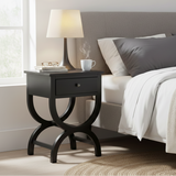 EGYPT Solid Sheesham Wood Bedside Table - 3 Years Warranty (LUXE EDITION)