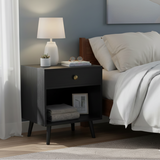 MONO Solid Sheesham Wood Bedside Table - 3 Years Warranty (LUXE EDITION)