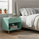 CHICAGO Solid Sheesham Wood Bedside Table - 3 Years Warranty (LUXE EDITION)