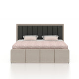 Hyness Upholstered Bed With Box Storage - 12 Months Warranty(LUXE EDITION)