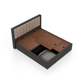 Hyness Upholstered Bed With Box Storage - 12 Months Warranty(LUXE EDITION)
