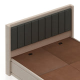 Hyness Upholstered Bed With Box Storage - 12 Months Warranty(LUXE EDITION)