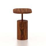 COCO Solid Sheesham Wood End Table - 3 Years Warranty
