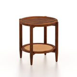 CUBA Solid Sheesham Wood End Table - 3 Years Warranty